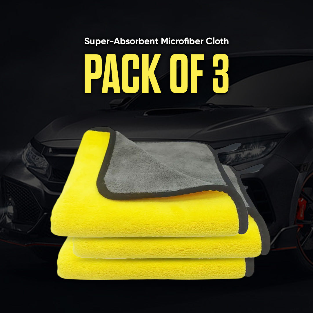 Super-Absorbent Microfiber Cloth Pack Of 3 30x40cm