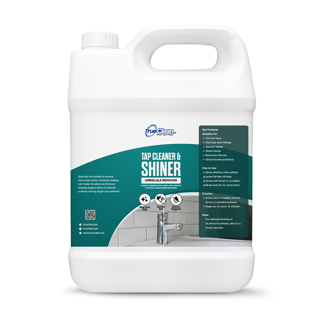 True Clean Tap Cleaner & Shiner – Limescale Remover– 5 Liters